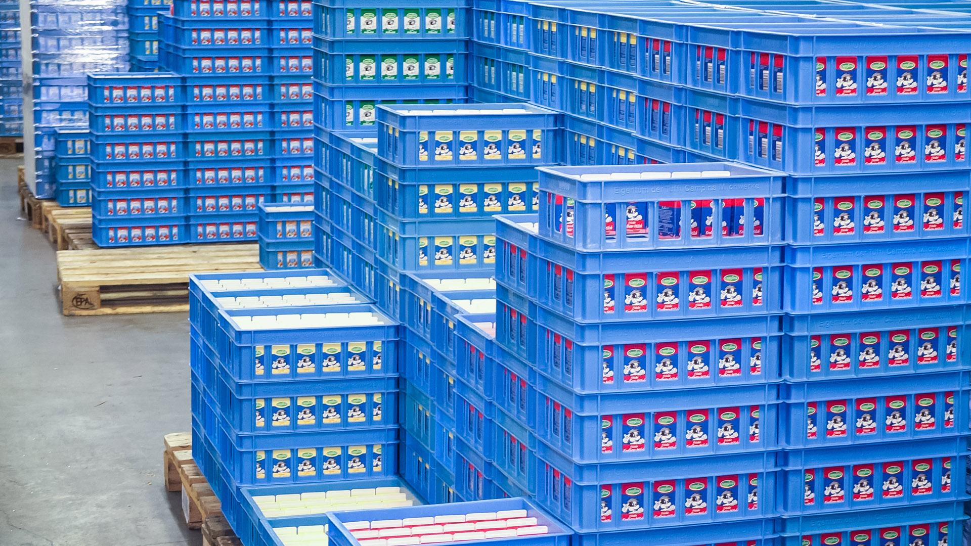 Stenkamp Milchbestellungen Schulmilch bestellen Logistik Borken Duisburg Lebensmittel Lagerhalle Transport