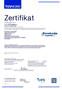 231688 Stenkamp Voerde GmbH IFS Logistics V3 unangekündigt WA 25 oz de